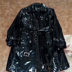 Patent Leather Trench/Rain Coat